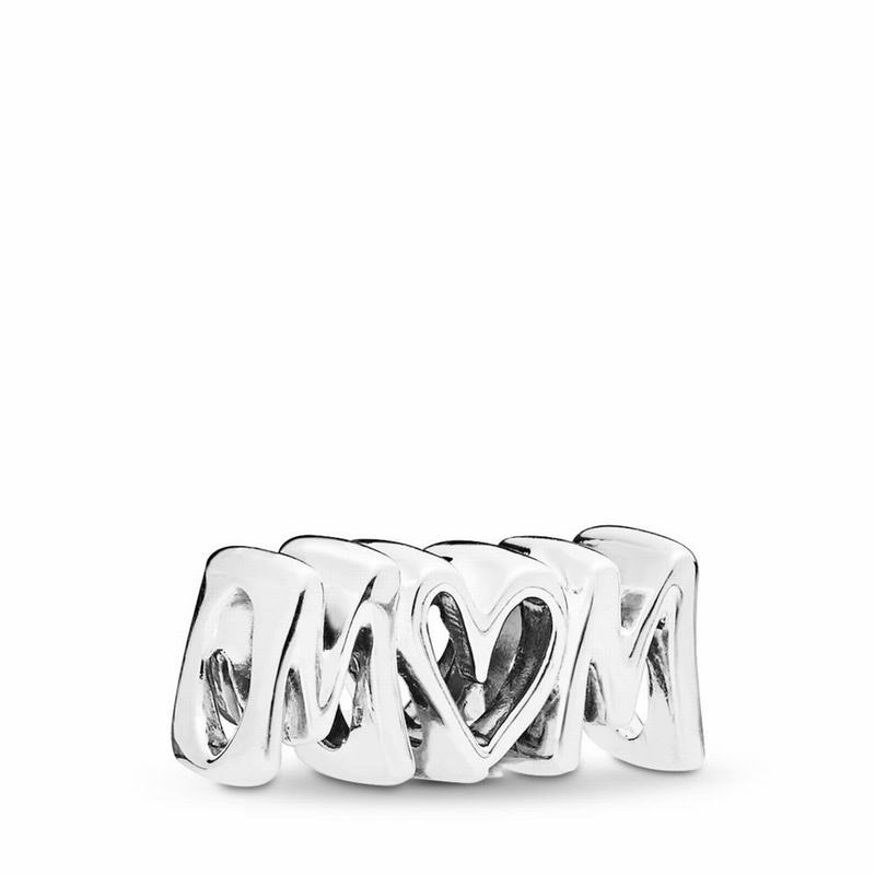 Pandora Australia Mom Script Charm - Sterling Silver | GRHONP430